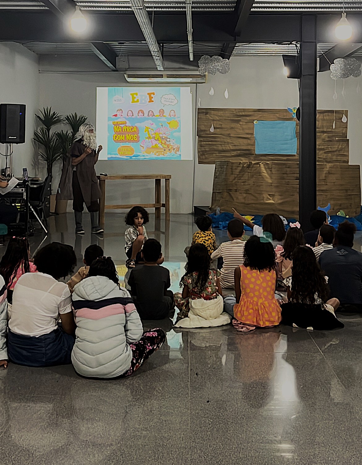 Children learning in Brazil.